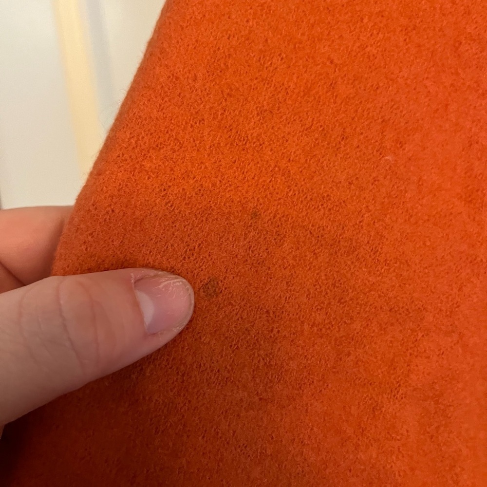 Vintage Talbots Wool & Alpha Orange Women's Pea Coat - Picture 5 of 11